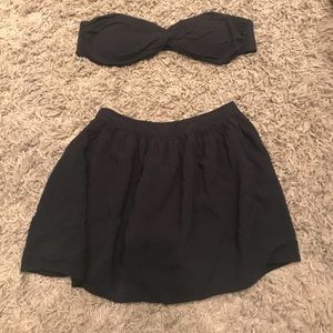 black two piece set
